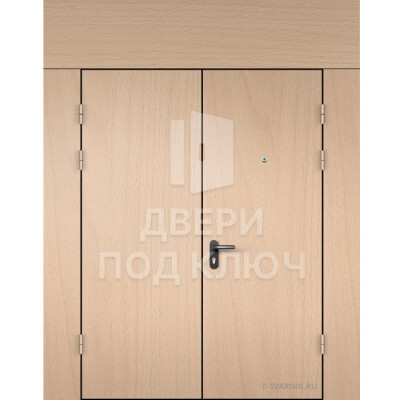 Тамбурная дверь с отделкой ламинат ДПК-14984
